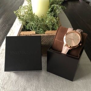 NWT Michael Kora Rose Gold Watch